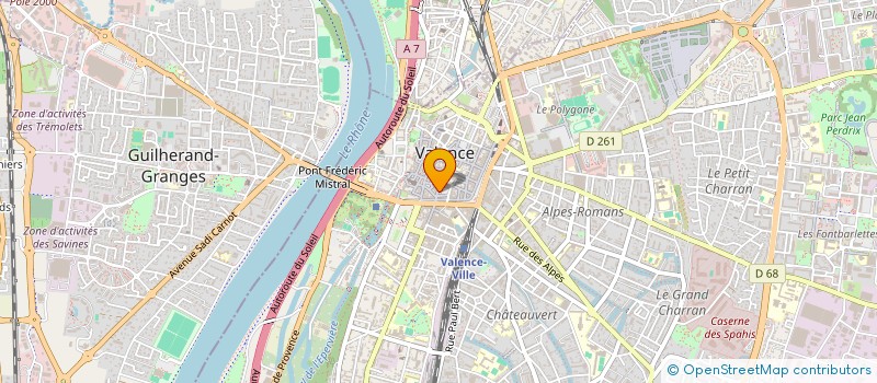 localisation de l'entreprise MEM à VALENCE