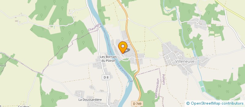 localisation de l'entreprise MEM  CHAUVIGNY