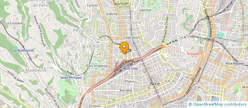 localisation de l'entreprise MEM à NICE