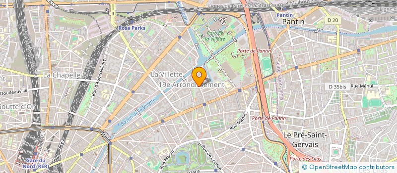 localisation de l'entreprise MEM  PARIS