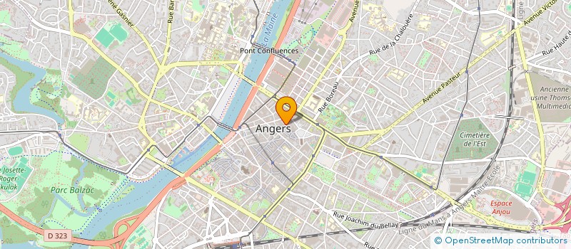 localisation de l'entreprise MEM'ANGERS à ANGERS
