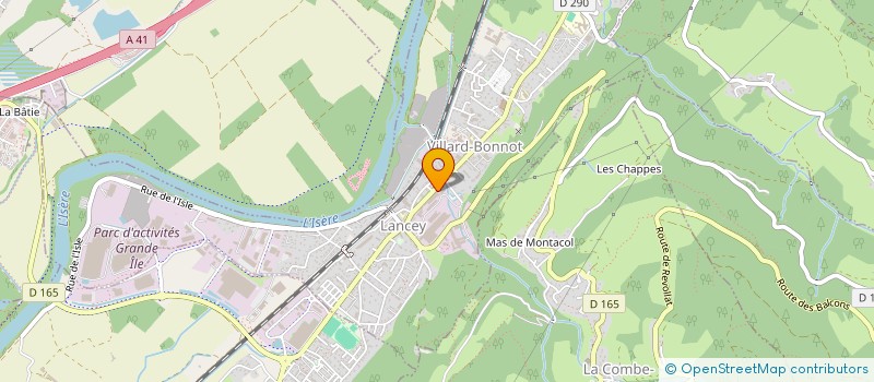 localisation de l'entreprise MEM COIFFURE  VILLARD-BONNOT