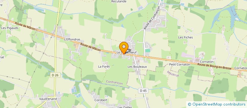 localisation de l'entreprise MEM FAMILY  CONFRANCON