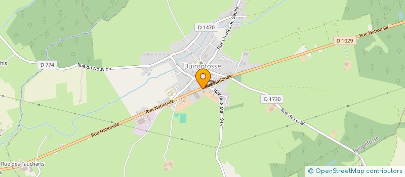 localisation de l'entreprise MEMA  BUIRONFOSSE