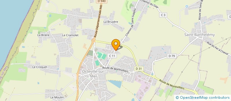 localisation de l'entreprise MEMA 76  OCTEVILLE-SUR-MER