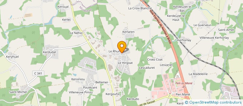 localisation de l'entreprise MEMAIN M.O à GUIDEL
