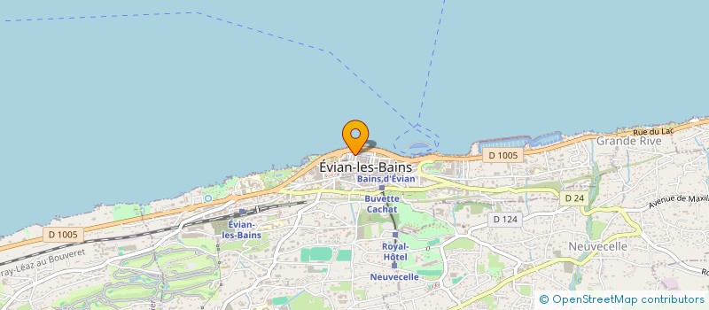 localisation de l'entreprise MEMAJ à EVIAN-LES-BAINS