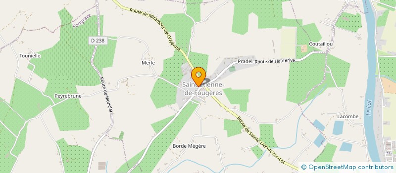 localisation de l'entreprise MEME COCOTTE  SAINT-ETIENNE-DE-FOUGERES