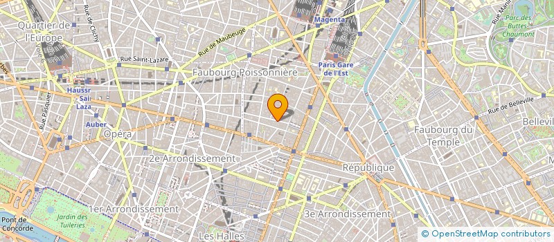 localisation de l'entreprise MEME COSMETICS à PARIS