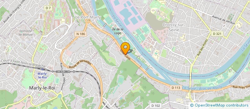 localisation de l'entreprise MEME LES OBJETS ONT UNE VIE  LOUVECIENNES