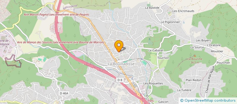 localisation de l'entreprise MEME PAS EN REVE FILMS  LA BOUILLADISSE