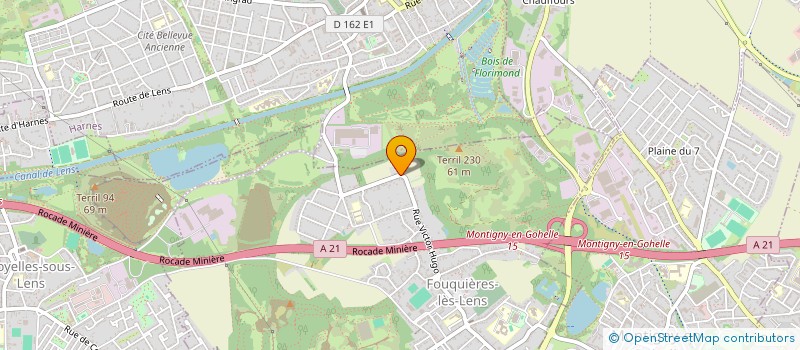 localisation de l'entreprise MEMED  FOUQUIERES-LES-LENS