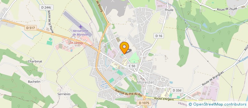 localisation de l'entreprise MEMELJO  MORESTEL