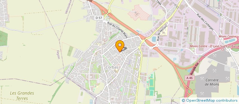 localisation de l'entreprise MEMENTO à CORBAS