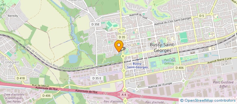 localisation de l'entreprise MEMENTO CARPE DIEM  BUSSY-SAINT-GEORGES