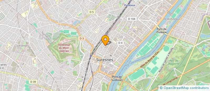 localisation de l'entreprise MEMENTO VIVERE à SURESNES