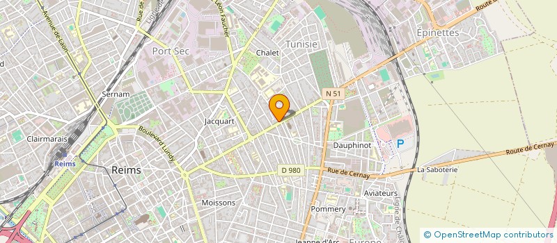 localisation de l'entreprise MEMERE CERISE à REIMS