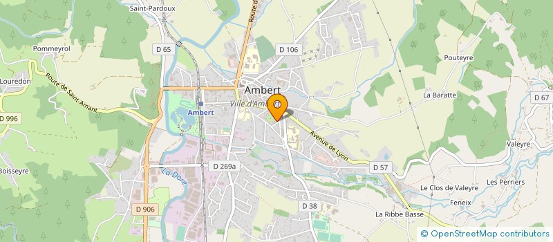 localisation de l'entreprise MEMEROL  AMBERT