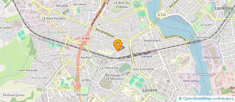 localisation de l'entreprise MEMESTRA à LORIENT