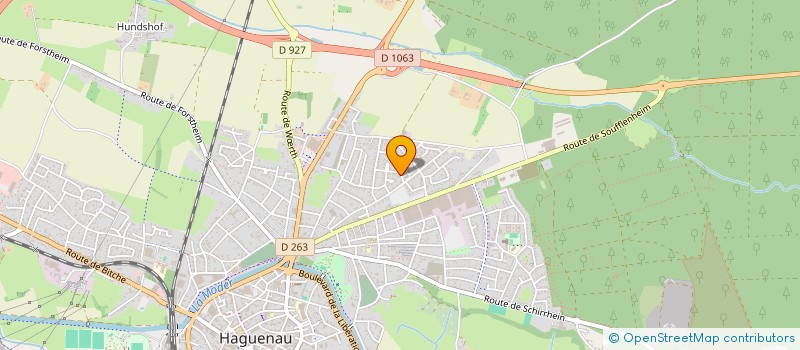 localisation de l'entreprise MEMO  HAGUENAU