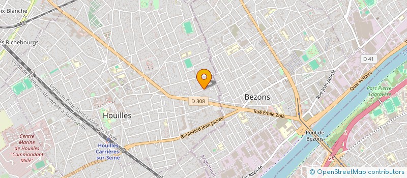 localisation de l'entreprise MEMO  HOUILLES