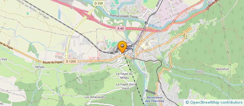 localisation de l'entreprise MEMO  SAINT-GERVAIS-LES-BAINS