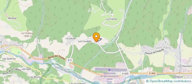 localisation de l'entreprise MEMO  SAINT-PONS