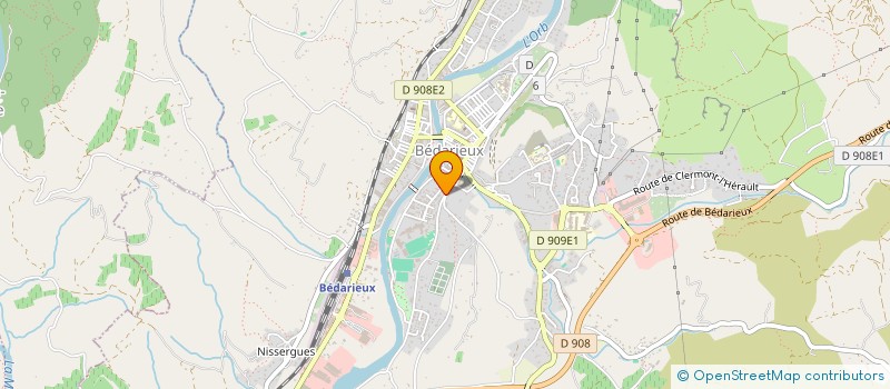 localisation de l'entreprise MEMO ART à BEDARIEUX