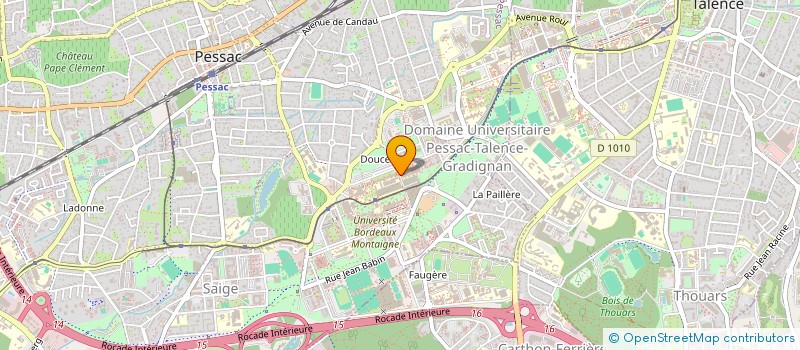 localisation de l'entreprise MEMO'ART  PESSAC