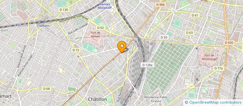 localisation de l'entreprise MEMO EXPERTISES à CHATILLON