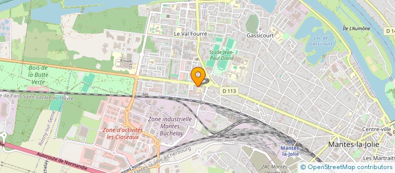 localisation de l'entreprise MEMO FRUITS  MANTES-LA-JOLIE