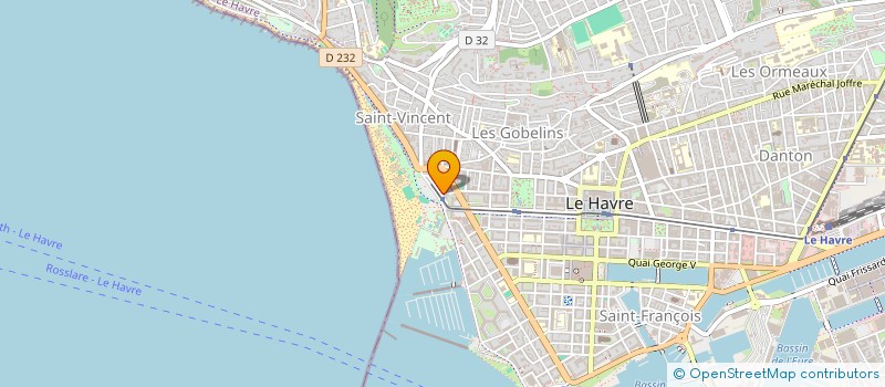 localisation de l'entreprise MEMO GESTION à LE HAVRE