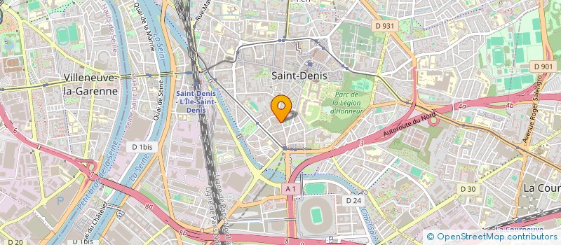 localisation de l'entreprise MEMO INFORMATIQUE à SAINT-DENIS