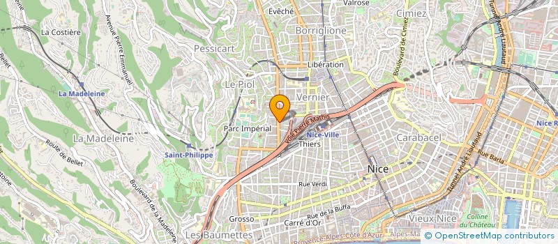 localisation de l'entreprise MEMOBILIS à NICE