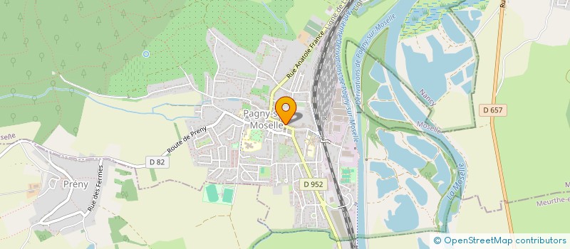 localisation de l'entreprise MEMODIS à PAGNY-SUR-MOSELLE