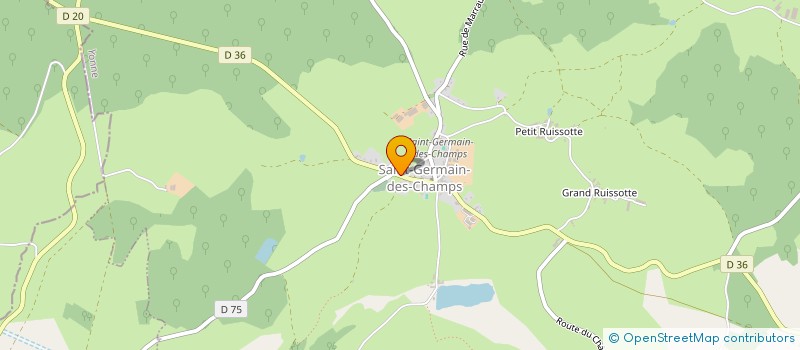 localisation de l'entreprise MEMOIR VIVANT CANTON QUARRE-LES-TOMBES  SAINT-GERMAIN-DES-CHAMPS