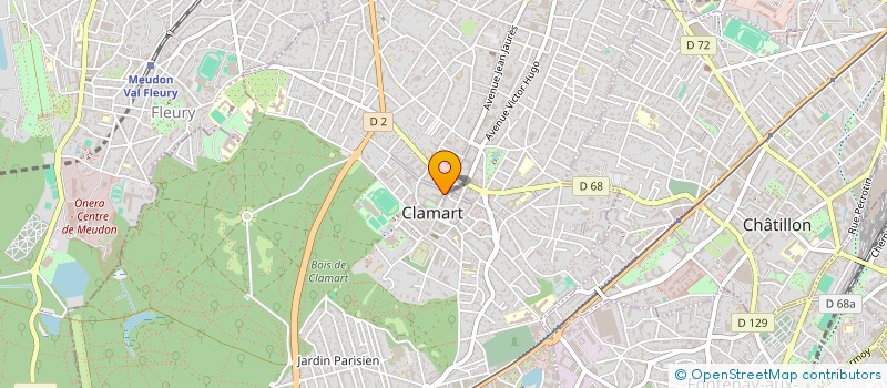 localisation de l'entreprise MEMOIRE 7 à CLAMART