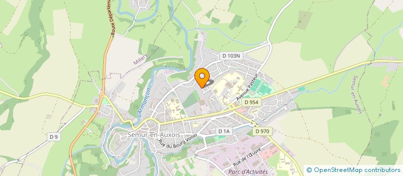 localisation de l'entreprise MEMOIRE CAMP DE PRISONNIERS DE MASSENE  SEMUR-EN-AUXOIS