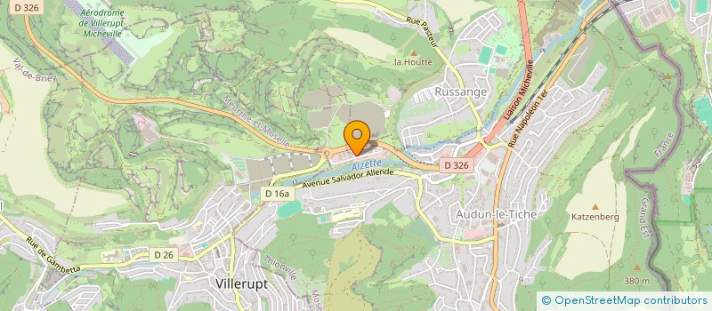 localisation de l'entreprise MEMOIRE CENT ECUS  AUDUN-LE-TICHE