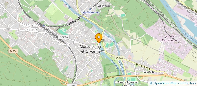 localisation de l'entreprise MEMOIRE DE L ART à MORET-LOING-ET-ORVANNE