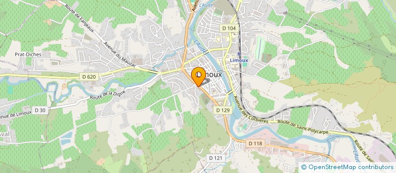 localisation de l'entreprise MEMOIRE DE L'AUDE à LIMOUX
