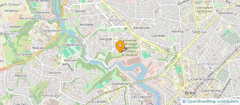 localisation de l'entreprise MEMOIRE DE L'EXIL REPUBLICAIN ESPAGNOL DANS LE FINISTERE à BREST