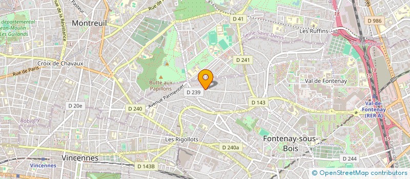 localisation de l'entreprise MEMOIRE DE L OEIL à FONTENAY-SOUS-BOIS