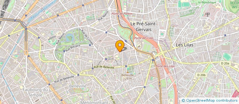 localisation de l'entreprise MEMOIRE DE LA RESISTANCE PARIS  PARIS