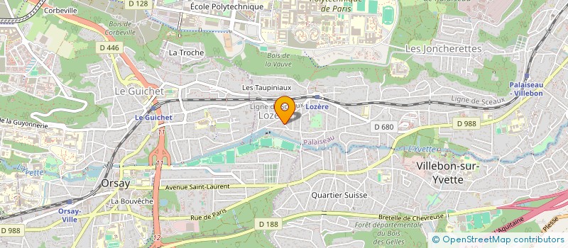 localisation de l'entreprise MEMOIRE DE LOZERE à PALAISEAU