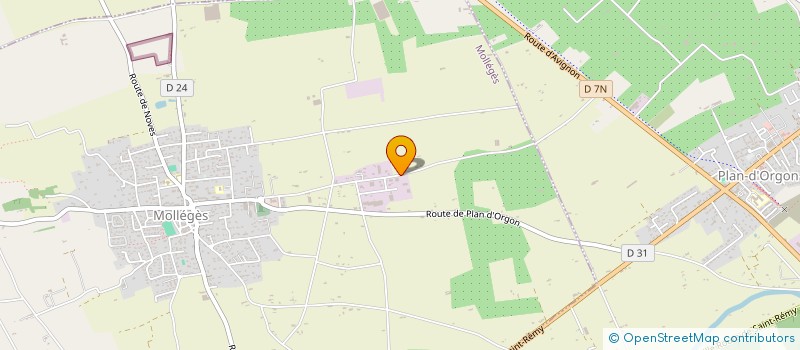 localisation de l'entreprise MEMOIRE DE NOS HEROS  MOLLEGES