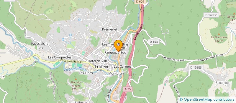 localisation de l'entreprise MEMOIRE DE PIERRES  LODEVE