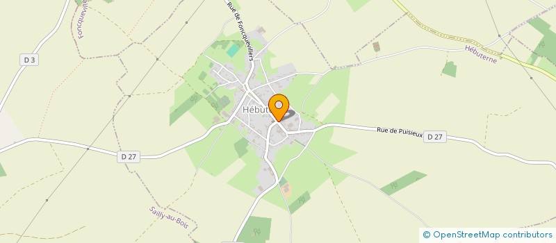 localisation de l'entreprise MEMOIRE DE SOLDAT  HEBUTERNE