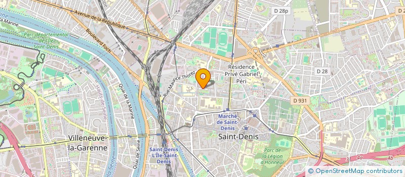 localisation de l'entreprise MEMOIRE DES BERBERES DE FRANCE à SAINT-DENIS
