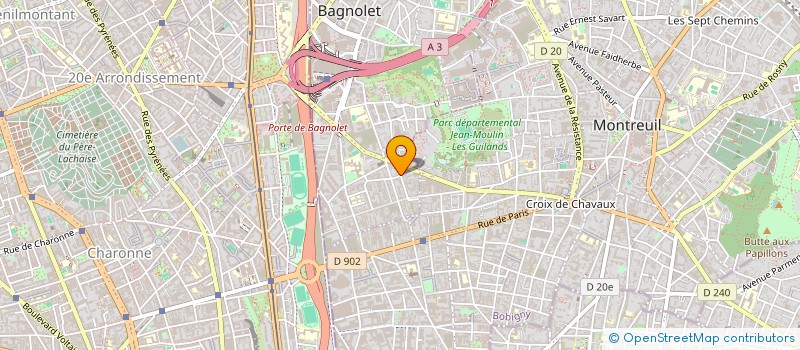 localisation de l'entreprise MEMOIRE DES SIGNES à BAGNOLET